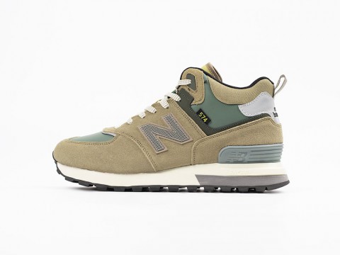 New Balance 574 Mid Green / Grey / White