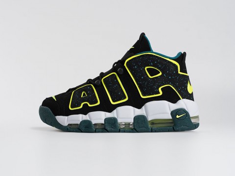 Nike Air More Uptempo Black / Yellow / White / Green