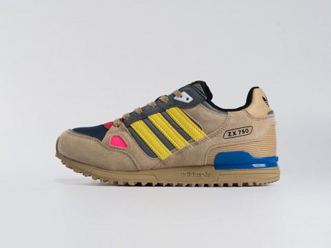 Мужские кроссовки Adidas ZX 750 бежевые Мужские кроссовки Adidas ZX 750 бежевые
