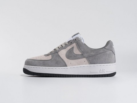 Nike Air Force 1 Low серые замша мужские (40-45) Nike Air Force 1 Low серые замша мужские (40-45)