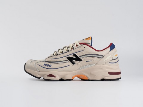 New Balance 1000 Beige / Navy Blue / Red