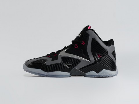 Nike Lebron 11 Miami Nights Black / Metallic Silver / Pink Foil