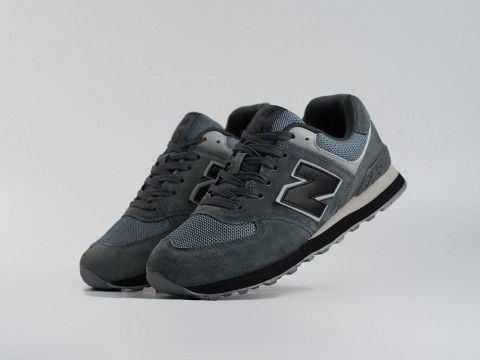 New Balance 574 Grey / Blue / Black