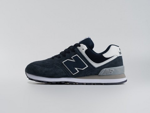 New Balance 574 Navy Blue / Grey