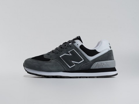 New Balance 574 Grey / Black / White