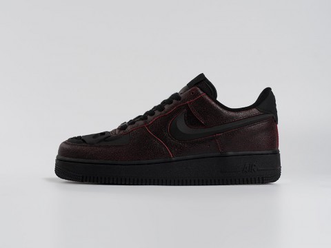 Nike Air Force 1 Low Halloween Skull Black / Crimson