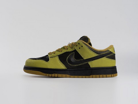 Nike SB Dunk Low Halloween Skull Bright Cactus / Black / Green Curry
