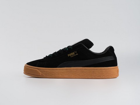 Puma Suede XL Black / Gum / Green