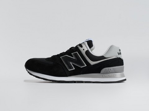 New Balance 574 Black / Grey / White