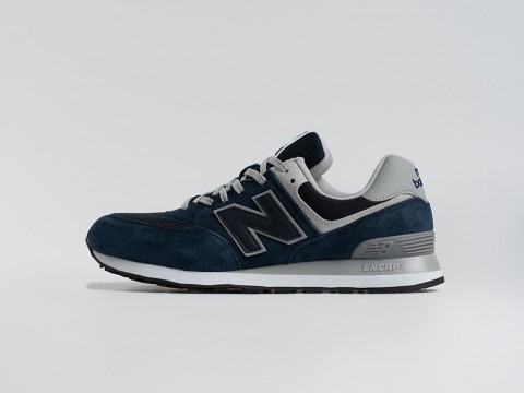 New Balance 574 Navy Blue / Black / Grey