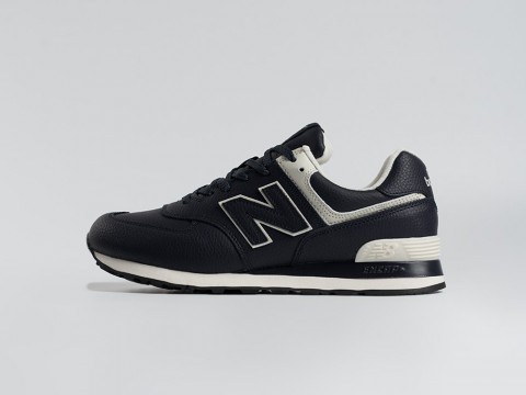 New Balance 574 Navy Blue / White
