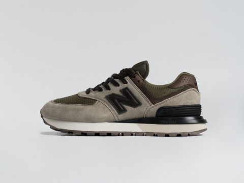 New Balance 574 Grey / Green / Black