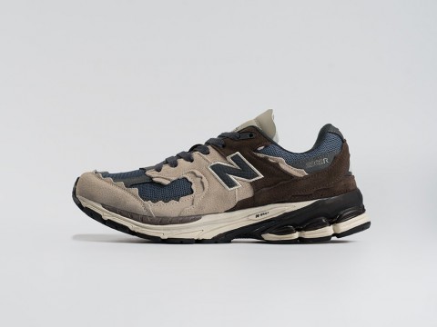 New Balance 2002R Beige / Brown / Steel Blue