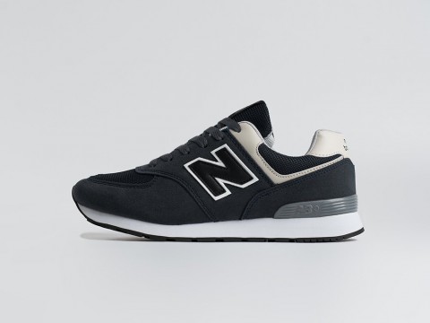 New Balance 574 WMNS Navy Blue / Black / White