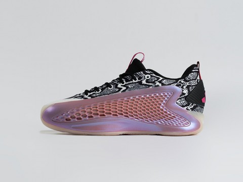 Adidas Anthony Edwards 1 Low Year of the Snake Core Black / Almost Pink / Lucid Fuchsia