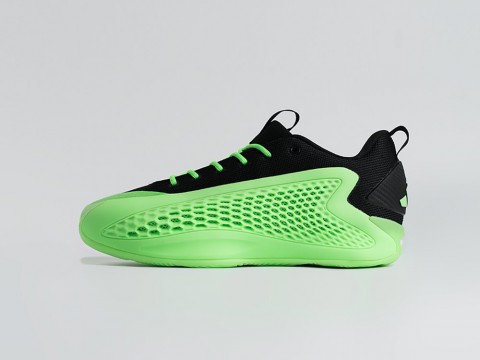 Adidas Anthony Edwards 1 Low Slime Lucid Lime / Aurora Ink / Core Black