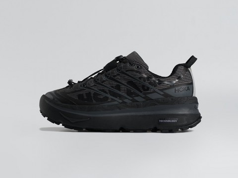 Hoka One One черные текстиль мужские (40-45) Hoka One One черные текстиль мужские (40-45)