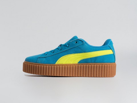 Женские кроссовки Puma Creeper Phatty x Rihanna Fenty WMNS синие Женские кроссовки Puma Creeper Phatty x Rihanna Fenty WMNS синие
