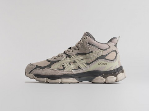 Asics GEL-NYC Mid белые текстиль мужские (40-45) Asics GEL-NYC Mid белые текстиль мужские (40-45)