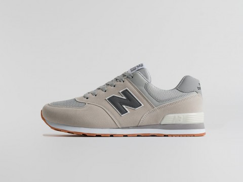 New Balance 574 бежевые замша мужские (40-45) New Balance 574 бежевые замша мужские (40-45)