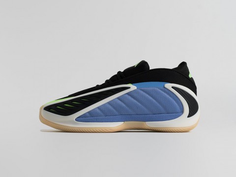 Adidas Anthony Edwards 2 Low Blue Fusion Blue Fusion / Zero Metallic / Lime Burst артикул 34807 Adidas Anthony Edwards 2 Low Blue Fusion Blue Fusion / Zero Metallic / Lime Burst артикул 34807