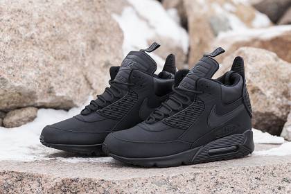 nike air max 90 sneakerboot triple black