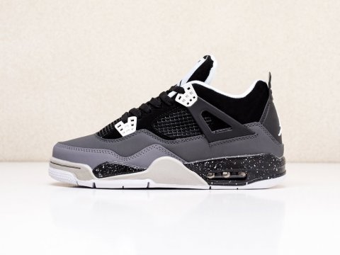 Nike Air Jordan 4 Retro черные мужские (40-45)