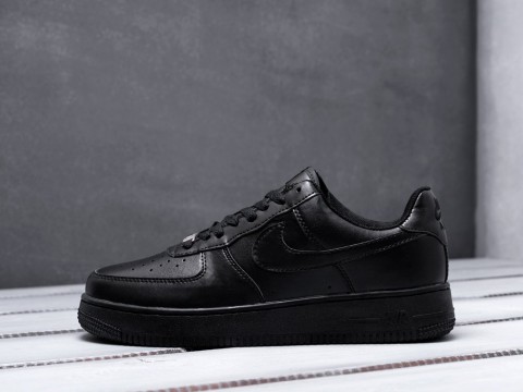 Мужские кроссовки Nike Air Force 1 Low All Black (40-45 размер)