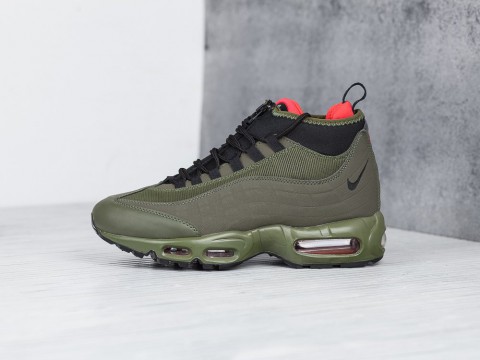 Мужские кроссовки Nike Air Max 95 Sneakerboot зеленые